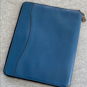 Coach Blue Leather Portfolio